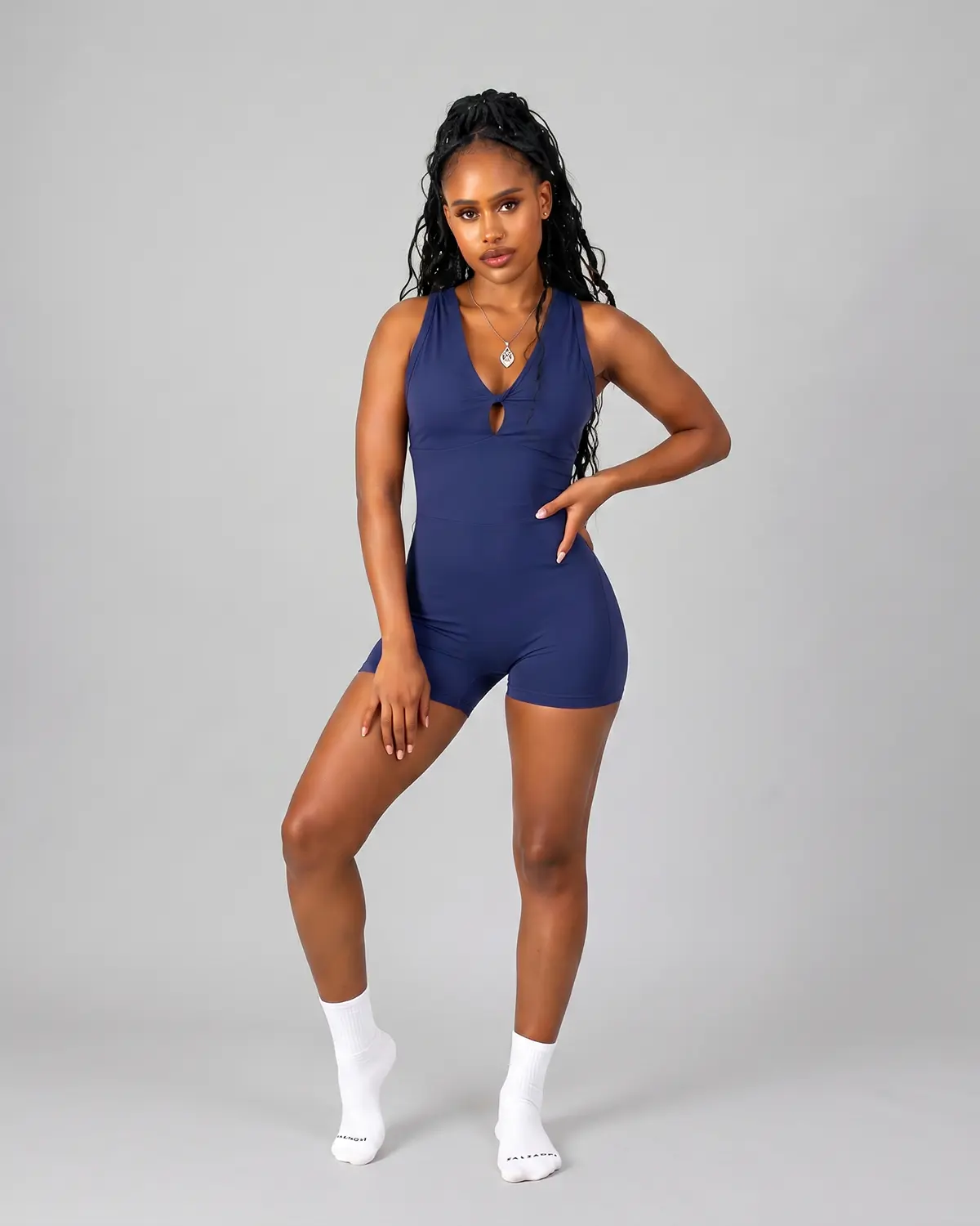 Open Back Crisscross Playsuit