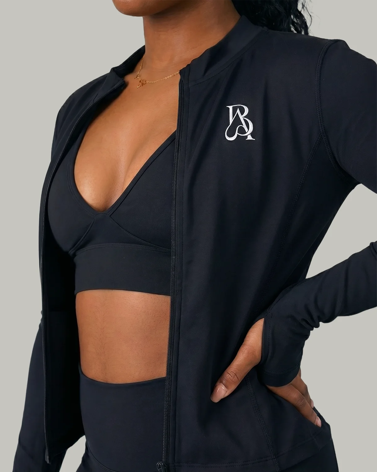 Thumbhole Zip Jacket